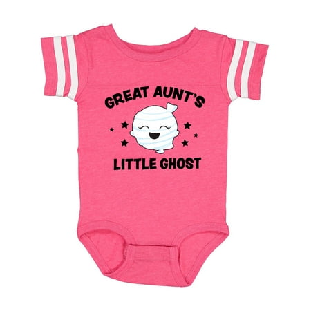 

Inktastic Cute Great Aunt s Little Ghost with Stars Gift Baby Girl Bodysuit