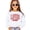 White Sweatshirt, variant on Loved John 3:16 Red Checkered Valentines Sweatshirt for Women Youth and Toddler Girls Black Sweatshirt 4T