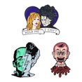thumbnail image 3 of Juego de 3 a 6 pines esmaltados de películas de anime y televisión, broches de personajes de películas de terror, insignias de solapa, regalo de joyería para fanáticos y amigos, 3 of 5
