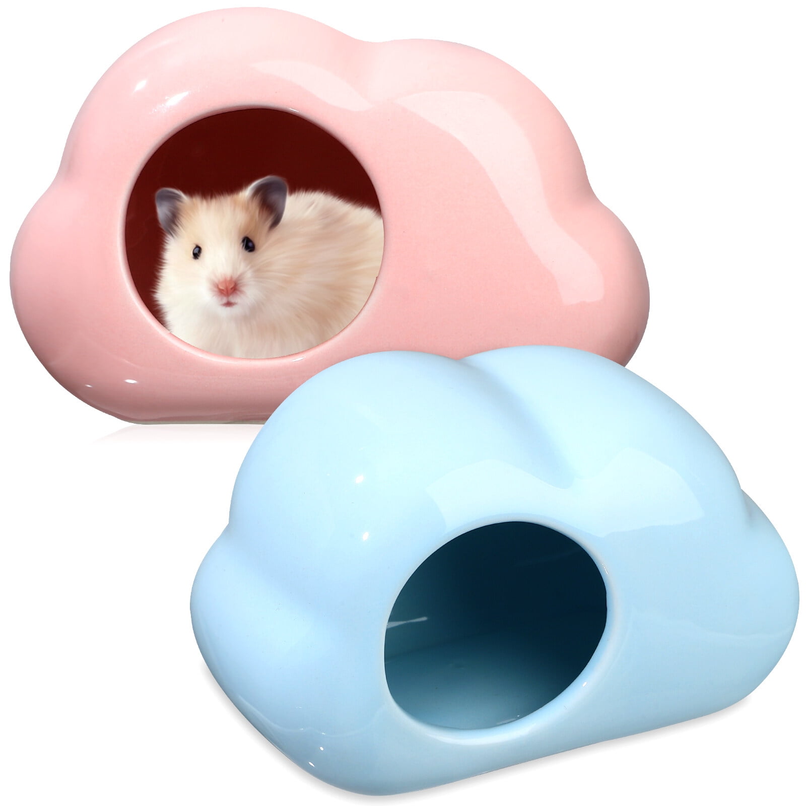 Ceramic top hamster hideout