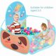 thumbnail image 3 of Children's ball pit, baby ball tent, foldable play tent for children with basketball hoop ball pits B, 3 of 5