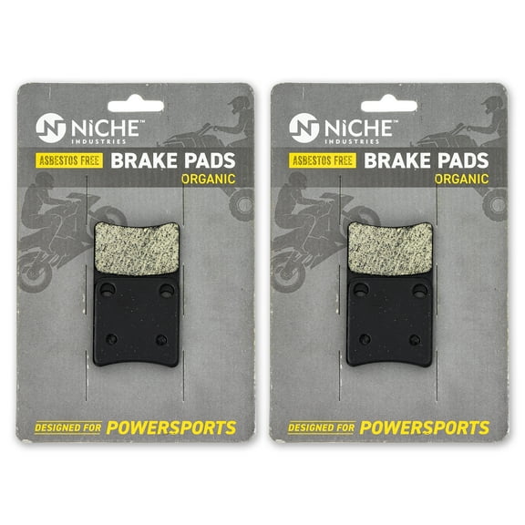 Niche Parking Brake Pad for Honda Goldwing 1800 Organic Motorcycle 2 Pack 519-KPA2662D