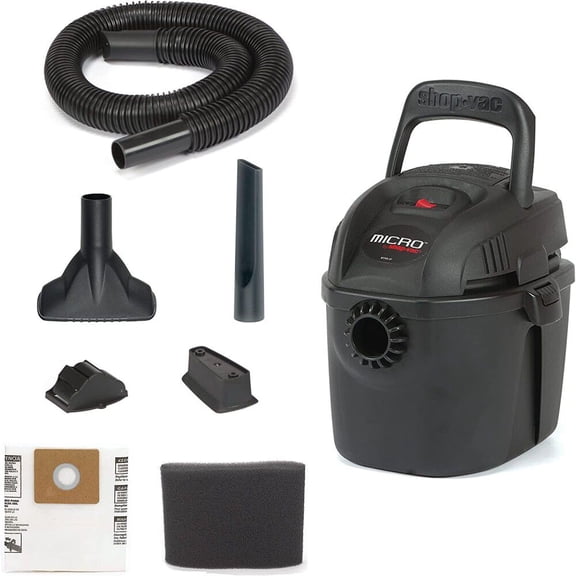 Shop-Vac 1 Gallon 1.0 Peak HP Micro Wet / Dry Vacuum, Model 2021005