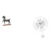 thumbnail image 1 of Figura de caballo,Figura de caballo Escultura animal coleccionable,Reloj de pared,Reloj de pared decorativo para baño y dormitorio.,Reloj de pared redondo silencioso y sin tictac,regalo, 1 of 8
