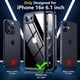 thumbnail image 2 of Funda SPIDERCASE para iPhone 16e, impermeable, negra y transparente, 2 of 7