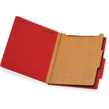 Pendaflex, PFX23731P, 1-Divider Classification Folders, 10 / Box, Bright Red