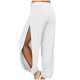 thumbnail image 1 of MKLEKYY Leggins deportivos mujer moda casual deportes pantalones Haren con abertura alta pantalones de Yoga, 1 of 4