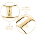 thumbnail image 3 of IDEANATEGRATE 4Ud Hebillas De Cobre Para Con Ajuste Facil Y Acabado En Color Dorado, 3 of 7