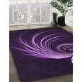 thumbnail image 2 of Ahgly Company Indoor Rectangle Patterned Purple Violet Purple Area Rugs, 7' x 10', 2 of 6