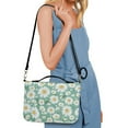 thumbnail image 6 of FOR U DESIGNS Daisy Bible Bags for Women Tote Soft Bible Case with Shoulder Strap Bible Carrying Bag for Men Size 2XL Washable PU Leather Bible Book Carrying Bag Tote Bag Accessories, 6 of 7
