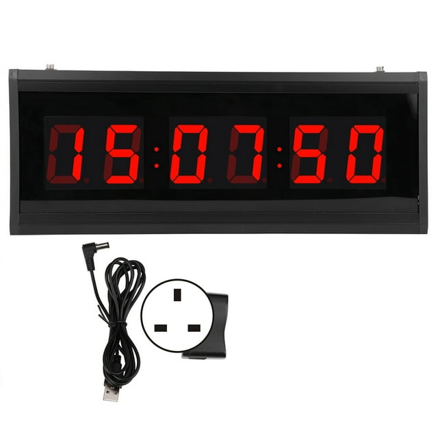 Reloj eléctrico digital LED moderno Sincero con Calendario perpetuo Color Rojo 100-240V