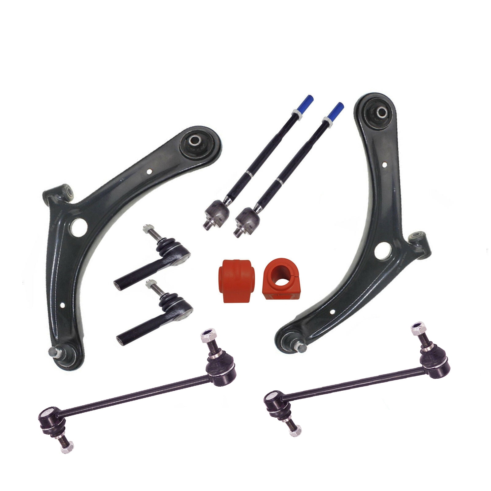 For Chevy Caliber Jeep Compass Patriot Front Suspension Left Driver Side Lower Control Arm Kit 