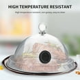 thumbnail image 3 of Microwave Splatter Cover, Microwave Cover for Food, Microwave Plate Cover Guard Lid with Steam Vents Keeps Microwave Oven Clean, BPA Free & Dishwasher Safe, 3 of 8