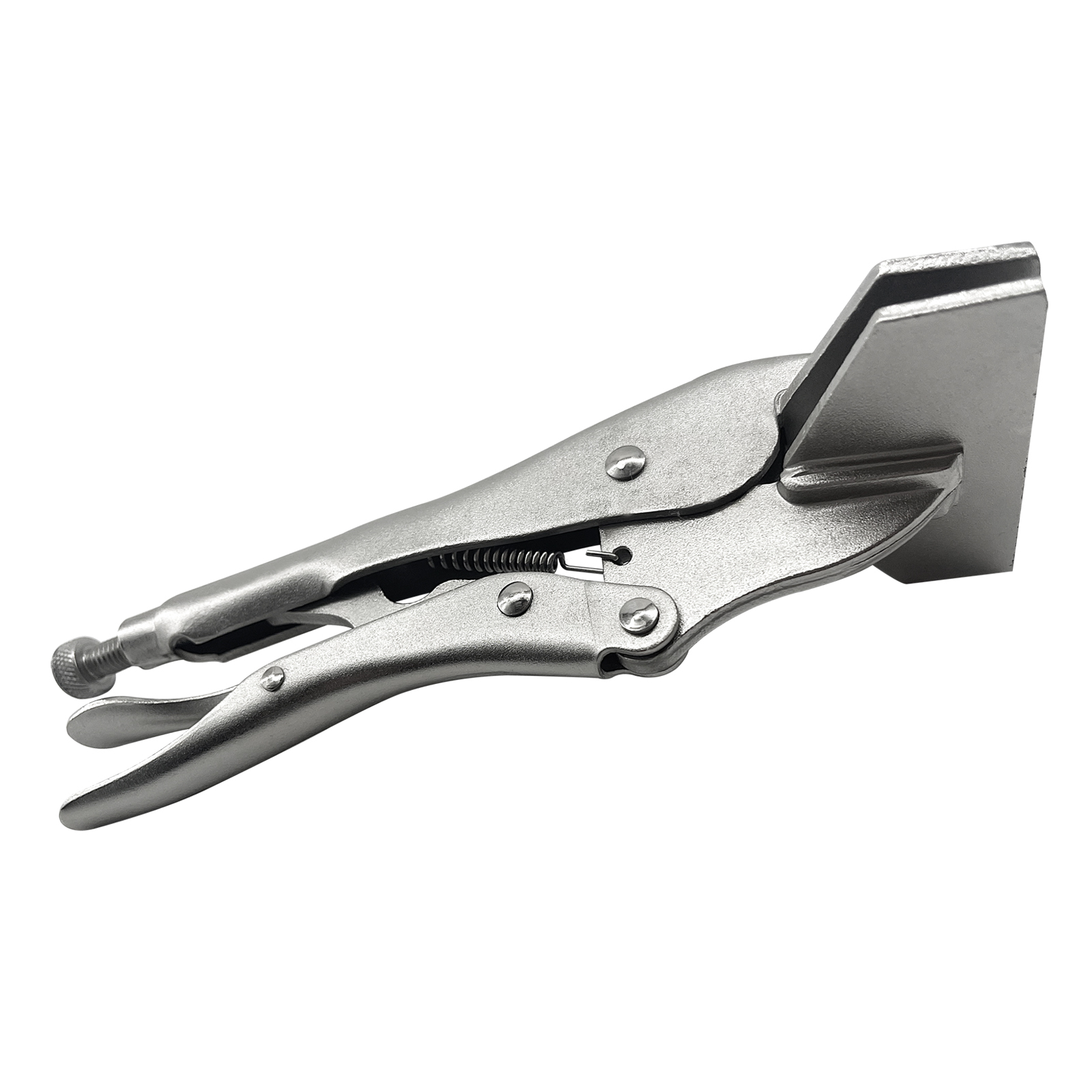 8-Inch Welding Seam Folding Plier, Duckbill Sheet Metal Plier, Carbon Steel Construction, Wide Flat Jaws for Bending, Forming & Metal Fabrication