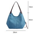 thumbnail image 2 of Los bolsos de lona sencillos son elegantes y versátiles., 2 of 5