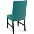 thumbnail image 5 of Tufted Side Dining Chair, Set of 2, Fabric, Wood, Teal Blue, Modern Contemporary Urban Design, Kitchen Room Cafe Bistro Restaurant Hospitality, 5 of 7