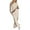Beige, variant on Women 2 Pcs Outfits Color Block Sweatsuit Sets Khaki S