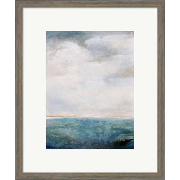 Great Art Now On The Edge by Karen Hale, Framed Wall Art, 15W x 18H