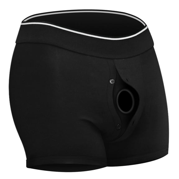 Lovetoy Classic Strap On Boxer Strap-On Shorts Strapon Harness 33-37" Waist Black