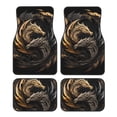 thumbnail image 1 of Balery Vintage Metal Dragon Juego de 4 Alfombrillas para Auto, Revestimientos de Caucho Resistente, Diseño Antideslizante, 1 of 7