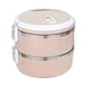 thumbnail image 1 of Insulated Lunch Box Stainless Steel Food Container Hot Cold Leak Proof Bento Box for Adults Office Work Picnic Outdoor Camping Hiking Double Layer Meal Prep Storage, 1 of 2