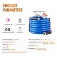 thumbnail image 4 of 30ft Heated Water Hose for RV,Automatic Self-regulating, 5/8" I.D. with 3/4" GHT Adapter, Heated Drinking Water Hose Antifreeze to -45°F,Lead and BPA Free, 4 of 11