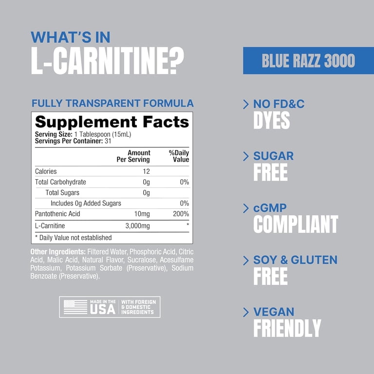 prosupps l carnitine 3000 Amazon.com: ProSupps L-Carnitine Liquid 3000, Stimulant-Free Liquid Shots  for Men & Women - Clean Workout Drink for Energy, Performance & Muscle  Recovery - No Sugar, No Carbs main image 1