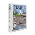 thumbnail image 2 of Maine, The Way Life Should Be, Lighthouse and Puffin (1000 Piece Puzzle, Size 19x27, Challenging Jigsaw Puzzle for Adults and Family, Made in USA), 2 of 4