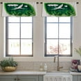 thumbnail image 3 of LALILO Kitchen Curtain Valance Art Bird Tree Branch Forest Rod Pocket Window Curtain 52"x 18" Set of 2, 3 of 5