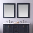 thumbnail image 4 of Altair 28" Rectangular Bathroom Wood Framed Wall Mirror in Classic Blue, 4 of 9