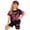 A1-Black, variant on Girls' Flared Pants Set 2 Piece Summer Outfits Short Sleeve Printed Shirt and Bell Bottom Casual Pants, Size 11-12 Years, qp1-White