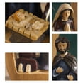 thumbnail image 3 of Religious Nativity Figurine, Christmas Decor, Resin Nativity Scene with Arch-Frame, Elegant Holiday Ornament for Home, Church, and Gift-Giving, 3 of 6