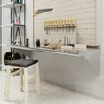 thumbnail image 6 of AmGood 24 in. x 60 in. Stainless Steel Wall Shelf | NSF Certified | Appliance & Equipment Metal Shelving | Kitchen, Restaurant, Garage, Laundry, Utility Room, 6 of 10