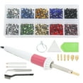 thumbnail image 1 of JUEGO DE APLICADORES HOTFIX 110-240V, KIT DE HERRENTAS DE CALENTAMIENTO RÁPIDO PARA DIAMANTES DE IMITACIA, ADECUADO PARA MANUALIDADES, ROPA DE CUERO, 1 of 7