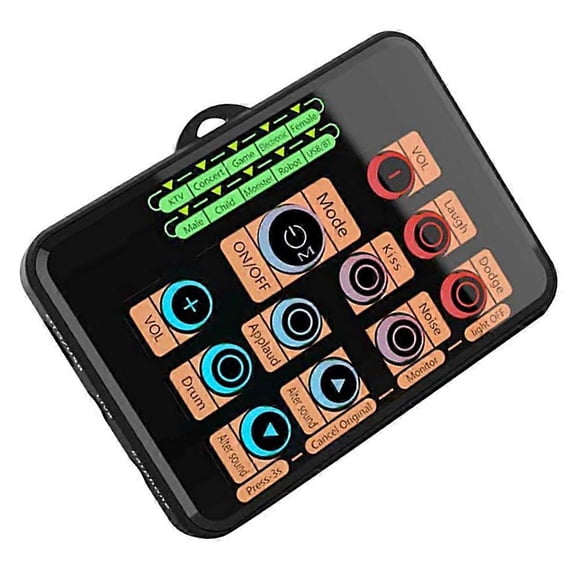 Voice Change Sound Mixer for Changing Voice Professional Plastic Device