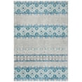 thumbnail image 5 of SAFAVIEH Madison Kandace Abstract Area Rug, Grey/Turquoise, 3' x 5', 5 of 11
