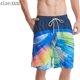 thumbnail image 2 of Pantalones de playa de secado rápido para hombre, pantalones de natación de cinco puntos con estampado 3D, pantalones cortos informales grandes, 2 of 6