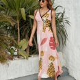 thumbnail image 5 of Pink Jungle Cute Leopard Print Sleeveless Dress Summer Women Clothes Dress for Pregnant Women Dresses, 5 of 9