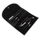 thumbnail image 4 of Kit de cuidado de cejas ANGGREK a prueba de herrumbre de Acero inoxidable negro para viajes, 4 of 8