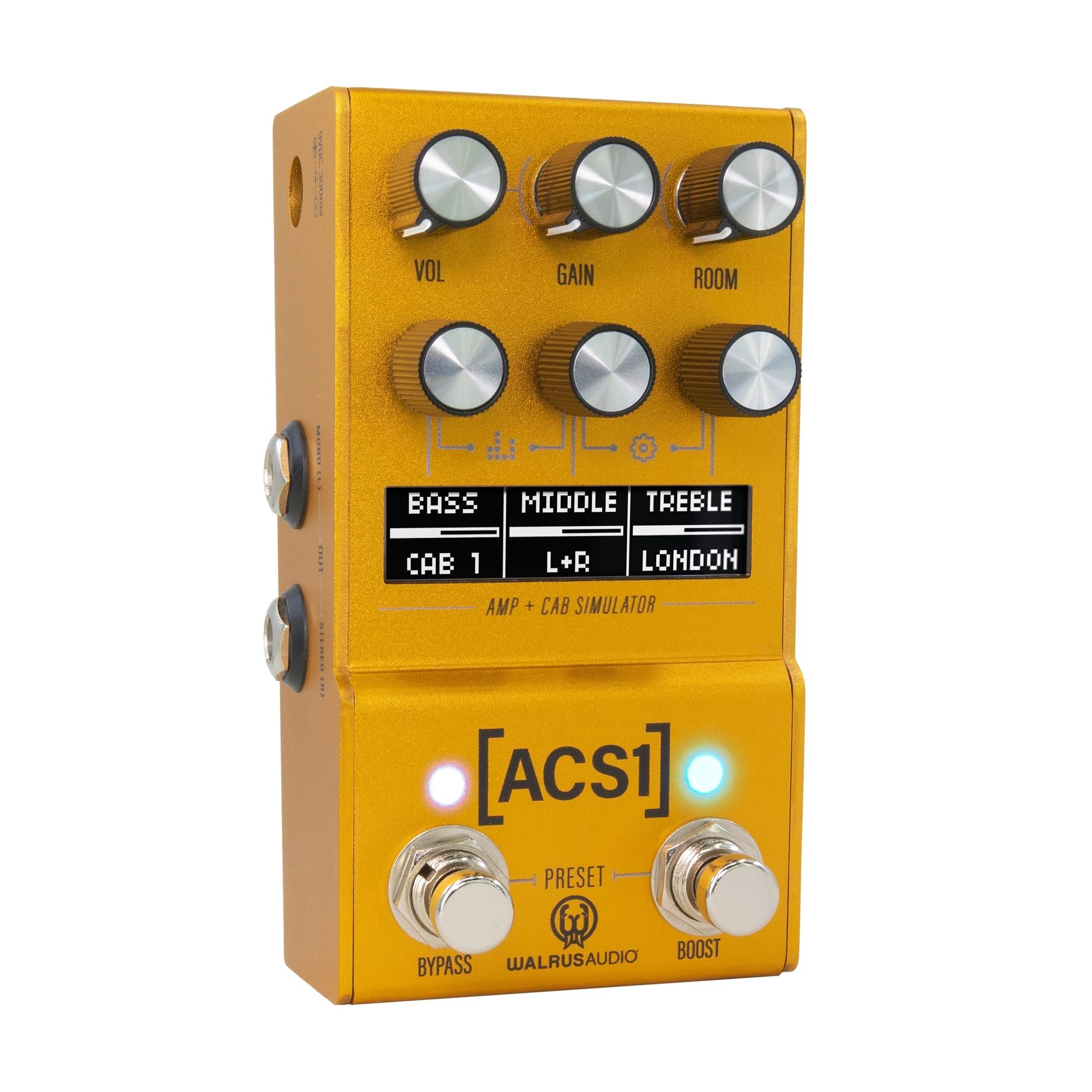 Walrus Audio Mako Series ACS1 Amp + Cab Simulator MKII Gold
