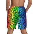 thumbnail image 3 of Xecao Multicolored Butterflies for Men's Swimming Trunks Swim Trunks Quick Dry Swim Shorts with Mesh Lining Funny Swimwear Bathing Suits, 3 of 9