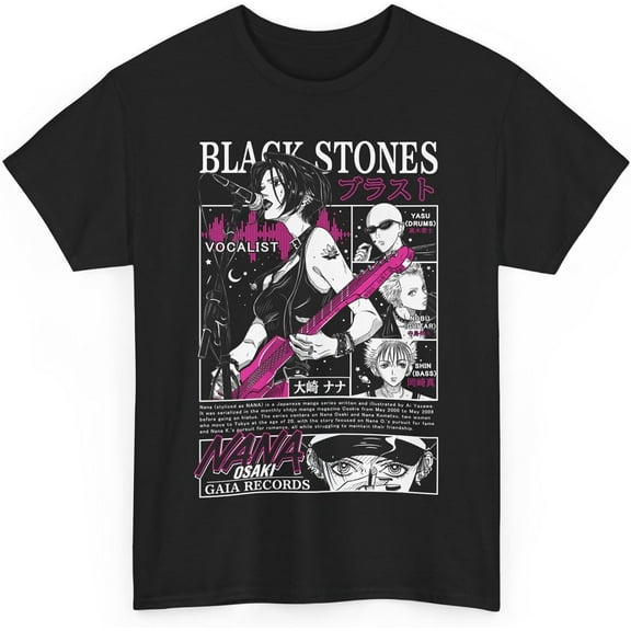 New Anime T-Shirt Nana Merch Casual Short SleeveT Shirt Unisex Anime Tee