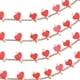 thumbnail image 4 of 100X un Corazón Amor Ropa de Madera Papel Fotográfico Clavija Mini Pinza para Ropa Clips para Postales Decoración de Boda en Casa Papelería, 4 of 5