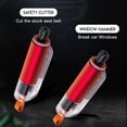 thumbnail image 4 of Emergency Car Safety Hammer Multifunctional Window Breaker Blue Red Plastic + Metal Portable Outdoor Life Saving Tool, 4 of 5