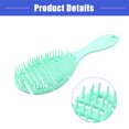 thumbnail image 6 of Vocoste Shower Detangler Need to Vent Detangling Grid Hair Brush Rubber Blue 8.46"x2.76", 6 of 7