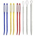thumbnail image 1 of 9pcs Bent Tip Tapestry Needles and Wool Needles Large-Eye Aluminium Needles for Sewing Knitting, 1 of 4