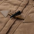 thumbnail image 4 of Womens 2022 Winter Long Sleeve Solid Fuzzy Fleece Open Front Hooded Cardigans Jacket Coats Outerwear with Pocket, 4 of 7