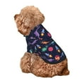 thumbnail image 2 of Yiaed Space Dinosaur Print Dog Hoodie Security Pet Dog Costume Pets Dog Hoodie Sweatshirt with Pocket for Small Dogs-X-Large, 2 of 5
