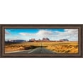 thumbnail image 4 of 12x30 Rustic Walnut Picture Panoramic Frame - Includes UV Acrylic, Foam Board Backing & Hanging Hardware, 4 of 8