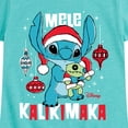 thumbnail image 3 of Lilo & Stitch - Mele Kalikimaka - Girls Fitted Short Sleeve Tee, 3 of 5